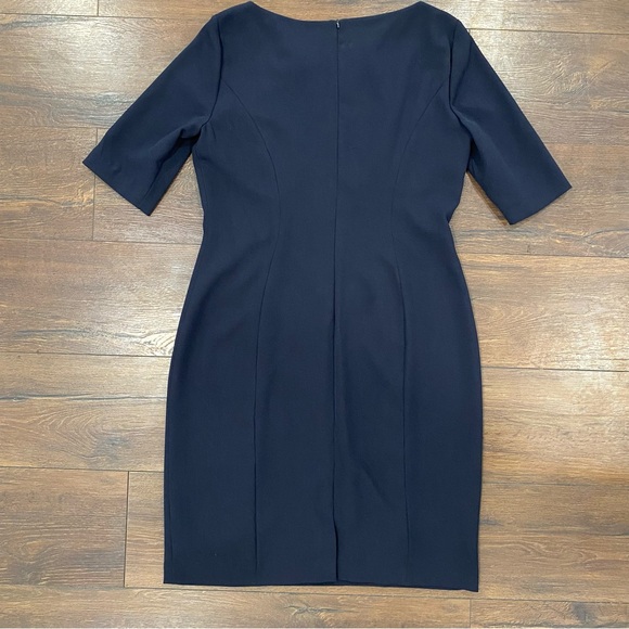 Chelsea Rose navy sheath dress size 10 - Picture 2 of 8